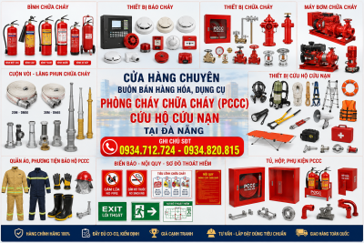 CỬA HÀNG CHUYÊN BUÔN BÁN HÀNG HÓA, DỤNG CỤ PHÒNG CHÁY CHỮA CHÁY (PCCC), CỨU HỘ CỨU NẠN TẠI ĐÀ NẴNG