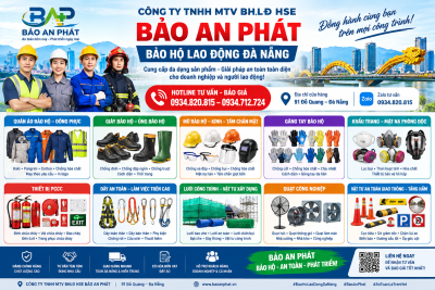 BẢO HỘ LAO ĐỘNG ĐÀ NẴNG – CÔNG TY TNHH MTV BHLĐ HSE BẢO AN PHÁT | CHUYÊN CUNG CẤP ĐỒ BẢO HỘ LAO ĐỘNG, PCCC, ĐỒNG PHỤC, QUẠT CÔNG NGHIỆP VÀ VẬT TƯ CÔNG TRÌNH